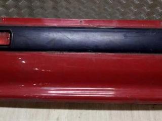 бампер задний Honda Logo 1 поколение [рестайлинг] 1999, 1.3 л., i, D13B7, бензин, 5МКПП, красный, хетчбэк 3 дв., передний привод