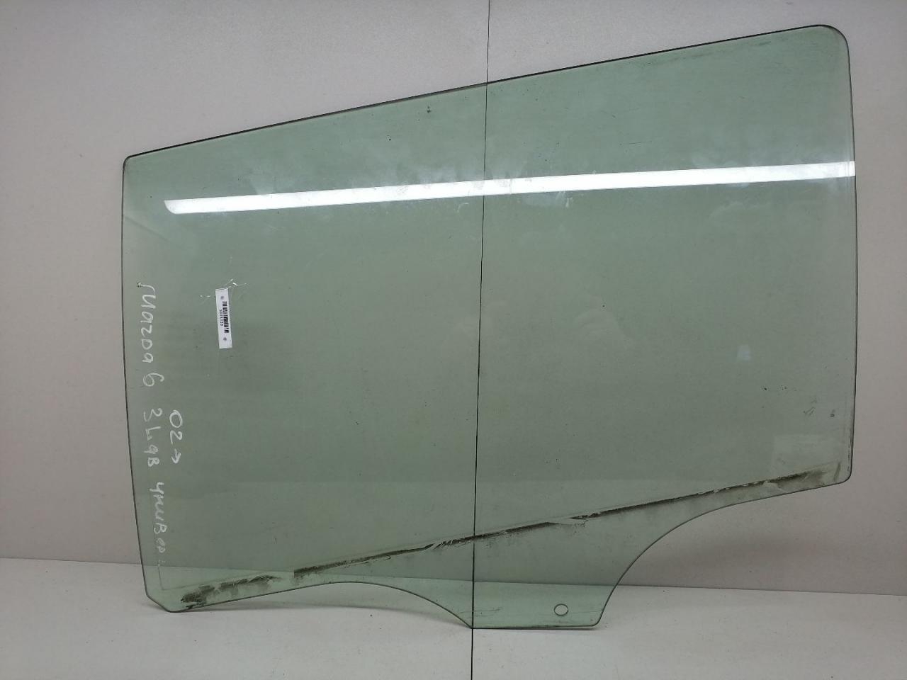 стекло двери задней левой Mazda 6 GG 2004, универсал - фото №1