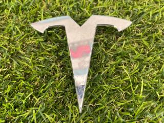 эмблема Tesla Model Y 1 поколение 2022, электро, белый