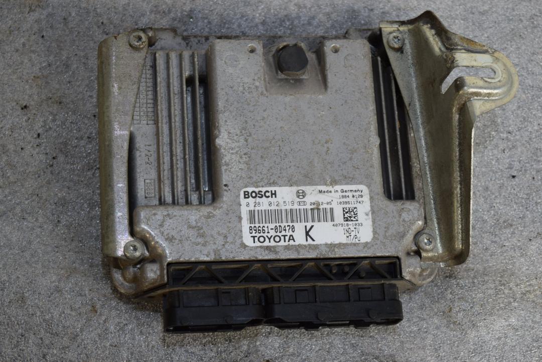 блок управления двигателем Toyota Yaris XP9 2007, 1.4 л., 1ND-TV, дизель, МКПП, хетчбэк 5 дв., 0281012519, 896610D470 - фото №1