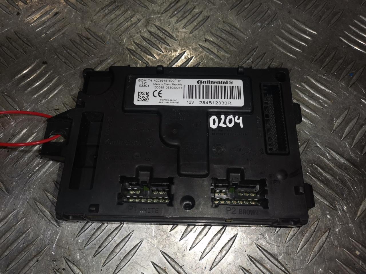 блок комфорта Dacia Sandero 2 поколение 2013, 1.2 л., бензин, 5МКПП, A2C86181500, 284B12330R - фото №1