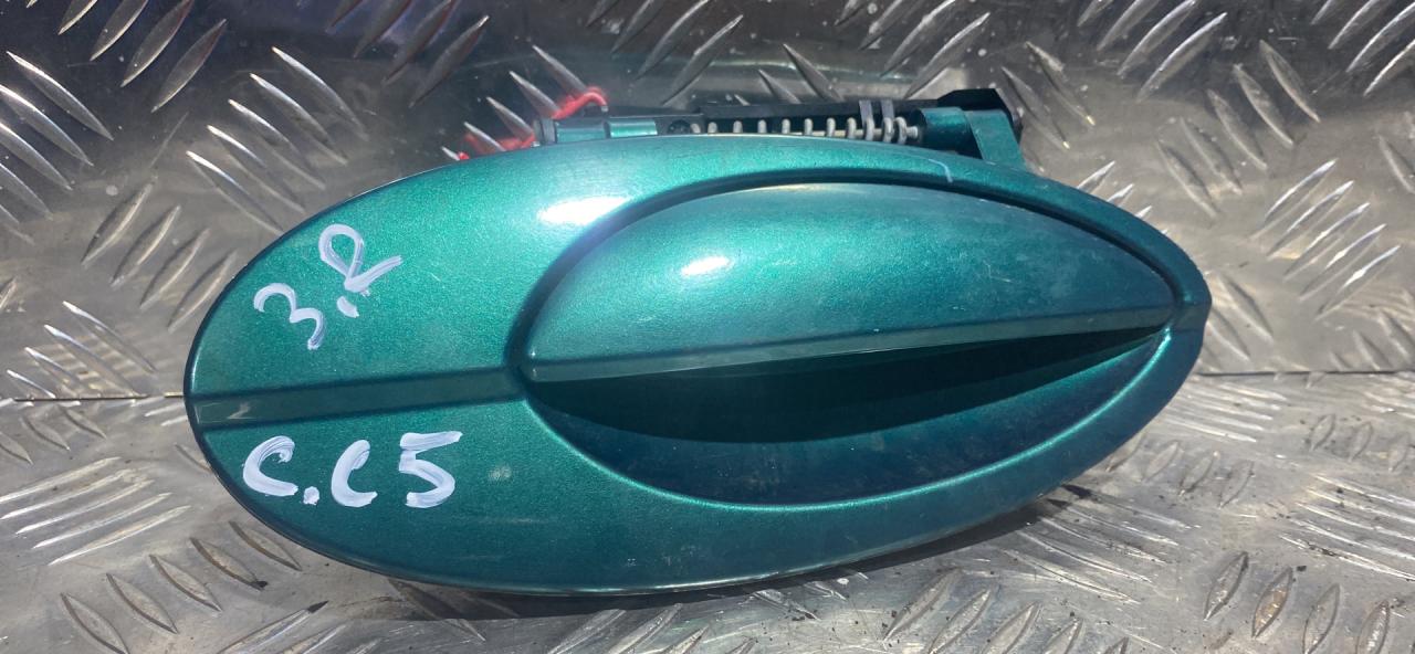 ручка наружная задняя правая Citroen C5 1 поколение 2002, 2.0 л., дизель, 5МКПП, универсал, 9642929080 - фото №1