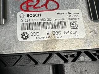 блок управления двигателем BMW 3 серия F30/F31/F34 [рестайлинг] F35 2016, 3.0 л., N57 D30 A, дизель, АКПП, эсторил-блау металлик (0b45), хетчбэк 5 дв., полный привод, правый руль, 8586540