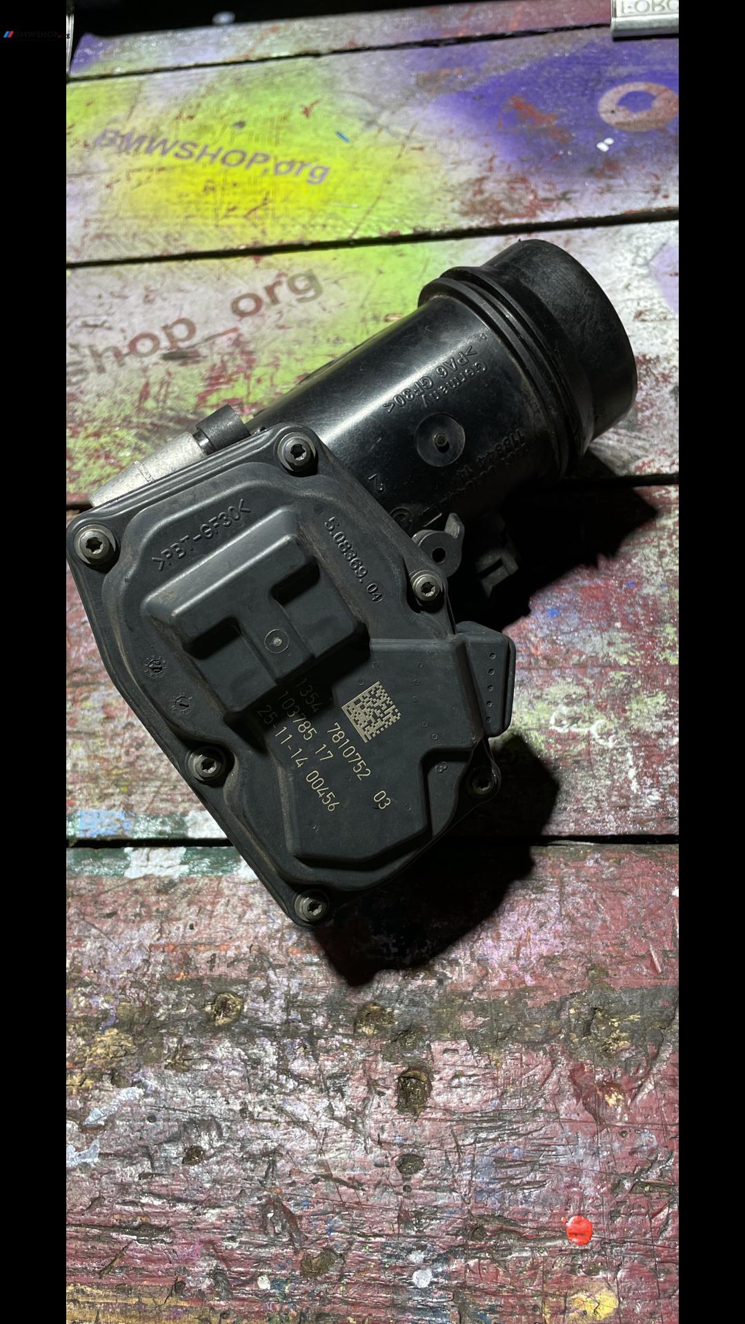 заслонка дроссельная BMW 3 серия F30/F31/F34 2014, 2.0 л., дизель, АКПП, белый, седан, правый руль, 13547810752 - фото №1