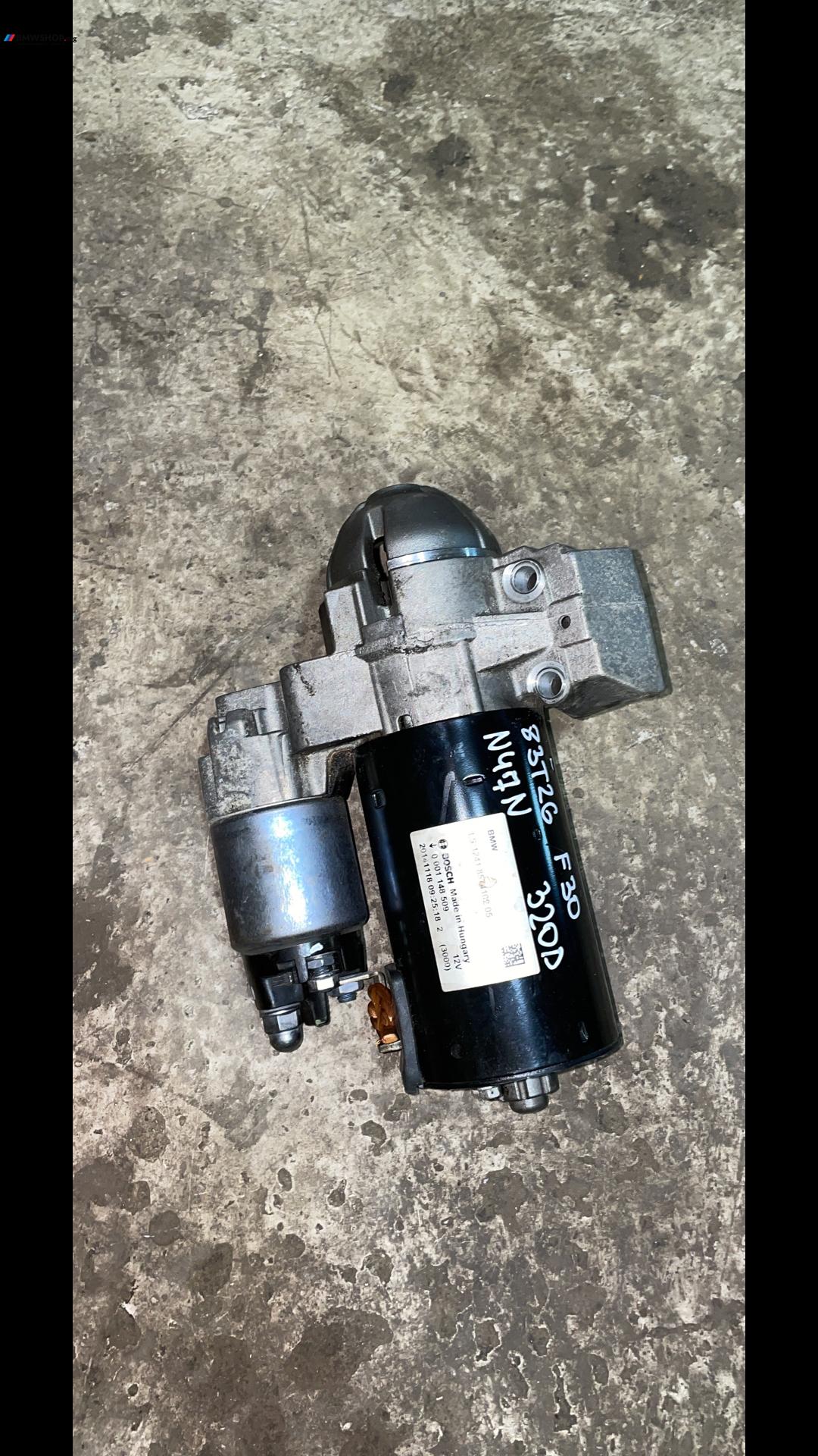 стартер BMW 3 серия F30/F31/F34 2014, 2.0 л., дизель, АКПП, белый, седан, правый руль, 8574102 - фото №1