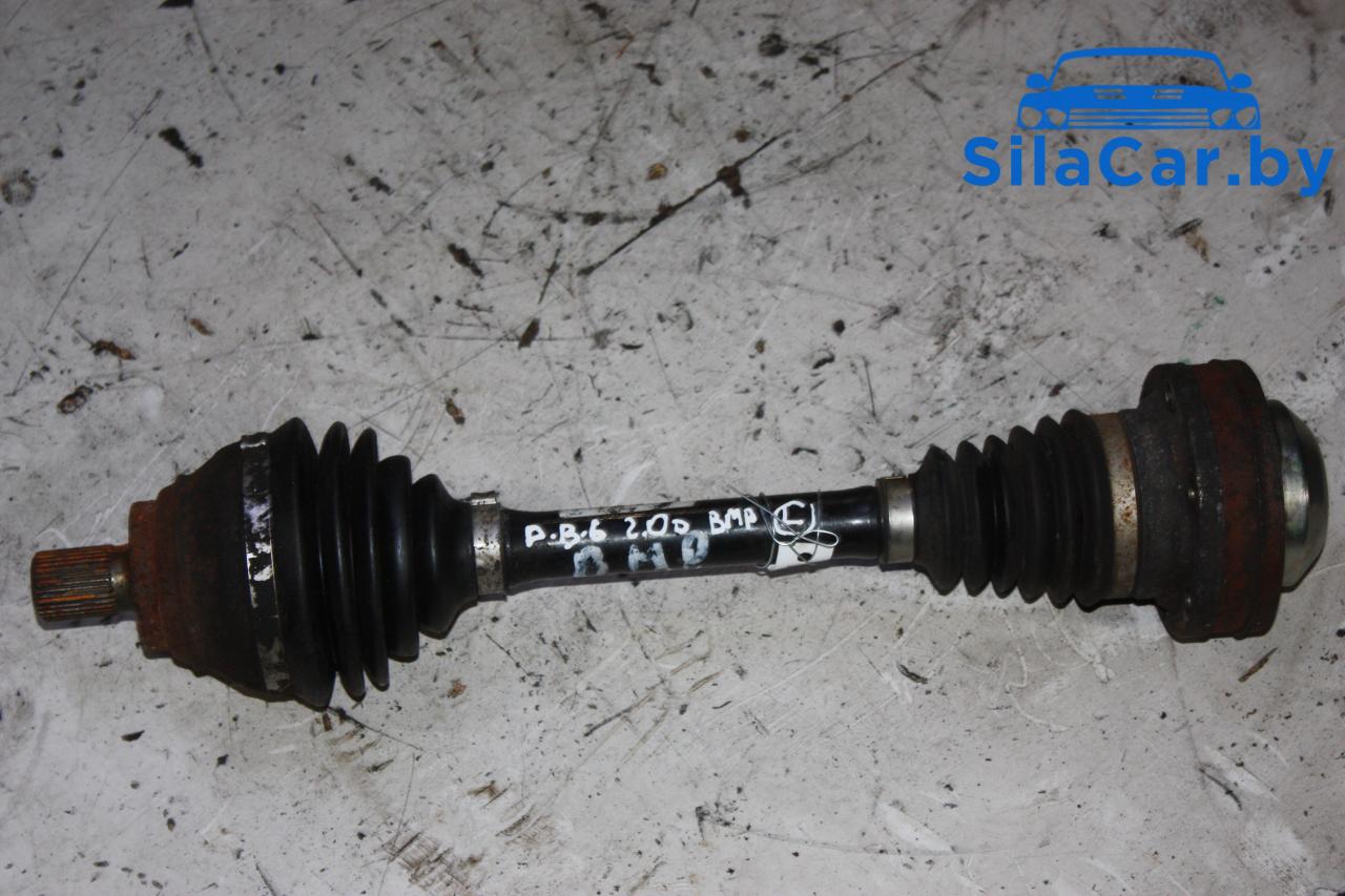 полуось передняя левая (приводной вал, ШРУС) Volkswagen Passat B6 2007, 2.0 л., дизель, 1K0407271BJ - фото №1