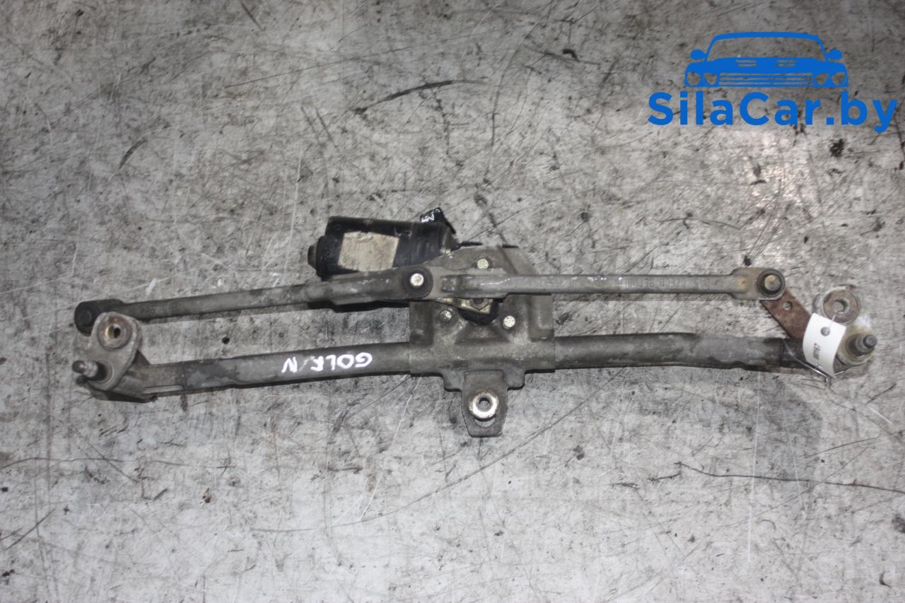 механизм стеклоочистителя (трапеция дворников) Volkswagen Golf 4 поколение (1997 - 2006), 1J0955623 - фото №1