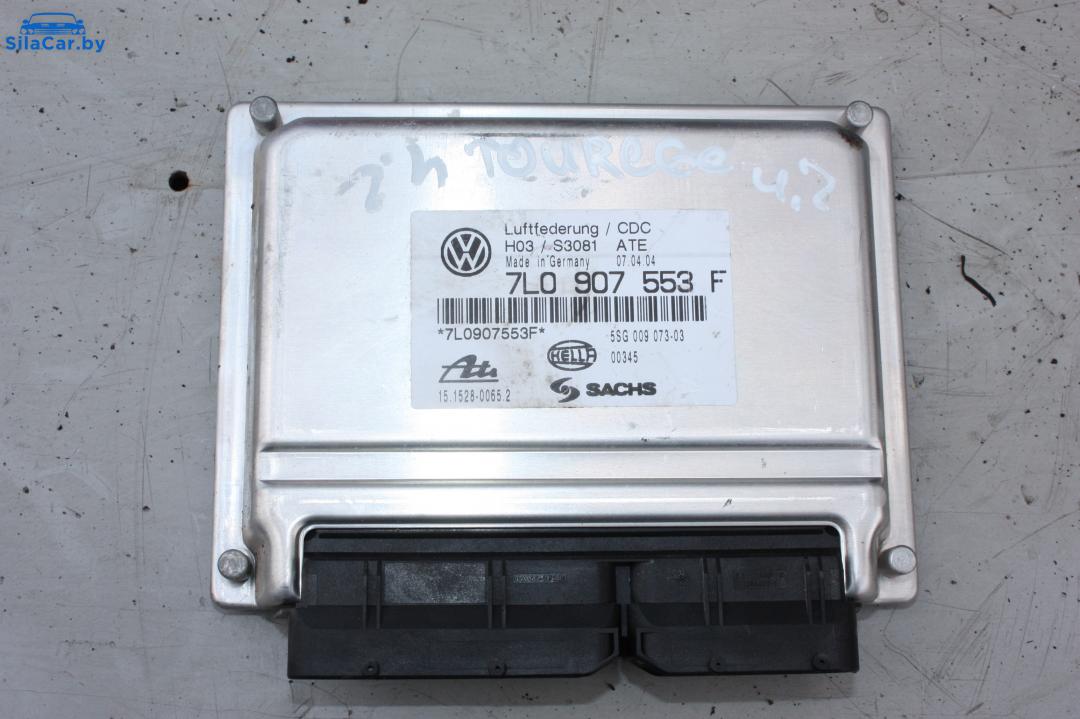 блок управления подвеской Volkswagen Touareg 1 поколение 2004, 4.2 л., бензин, АКПП - фото №1