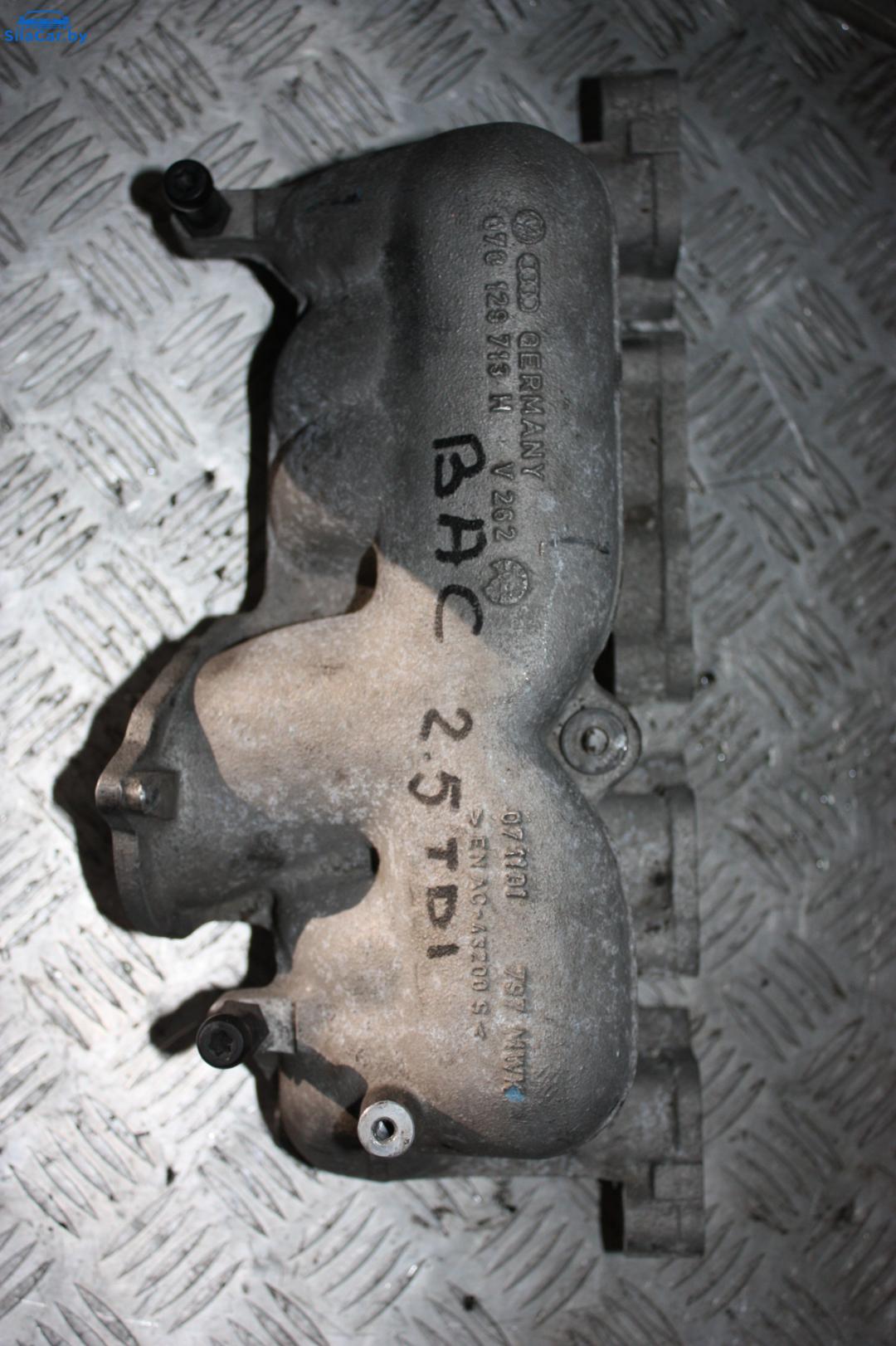 коллектор впускной Volkswagen Touareg 1 поколение 2005, 2.5 л., BAC, дизель, МКПП - фото №1