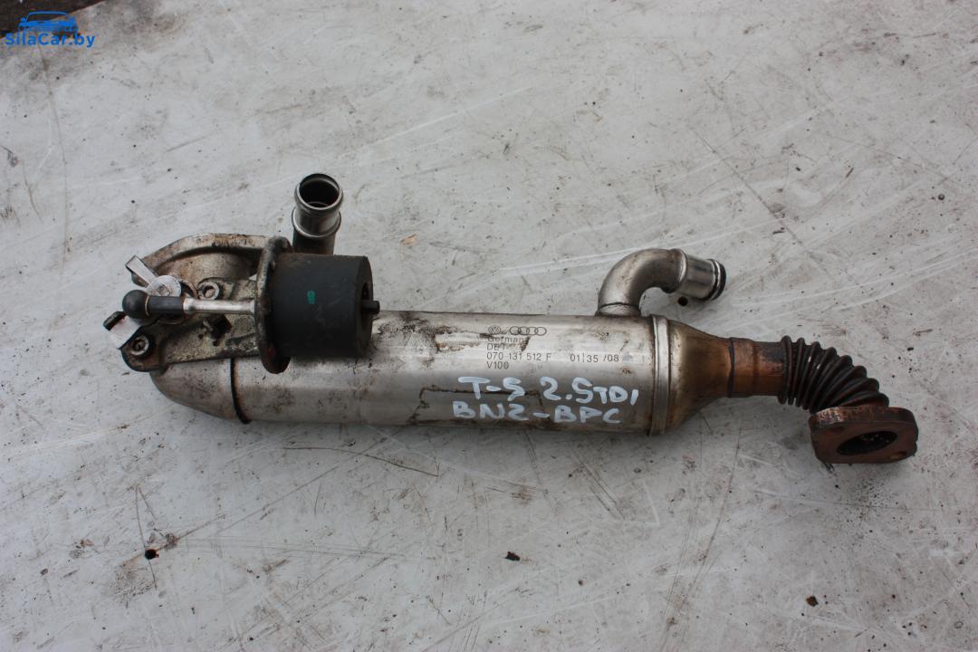 охладитель EGR / Радиатор EGR Volkswagen Multivan T5 2009, 2.5 л., дизель - фото №1