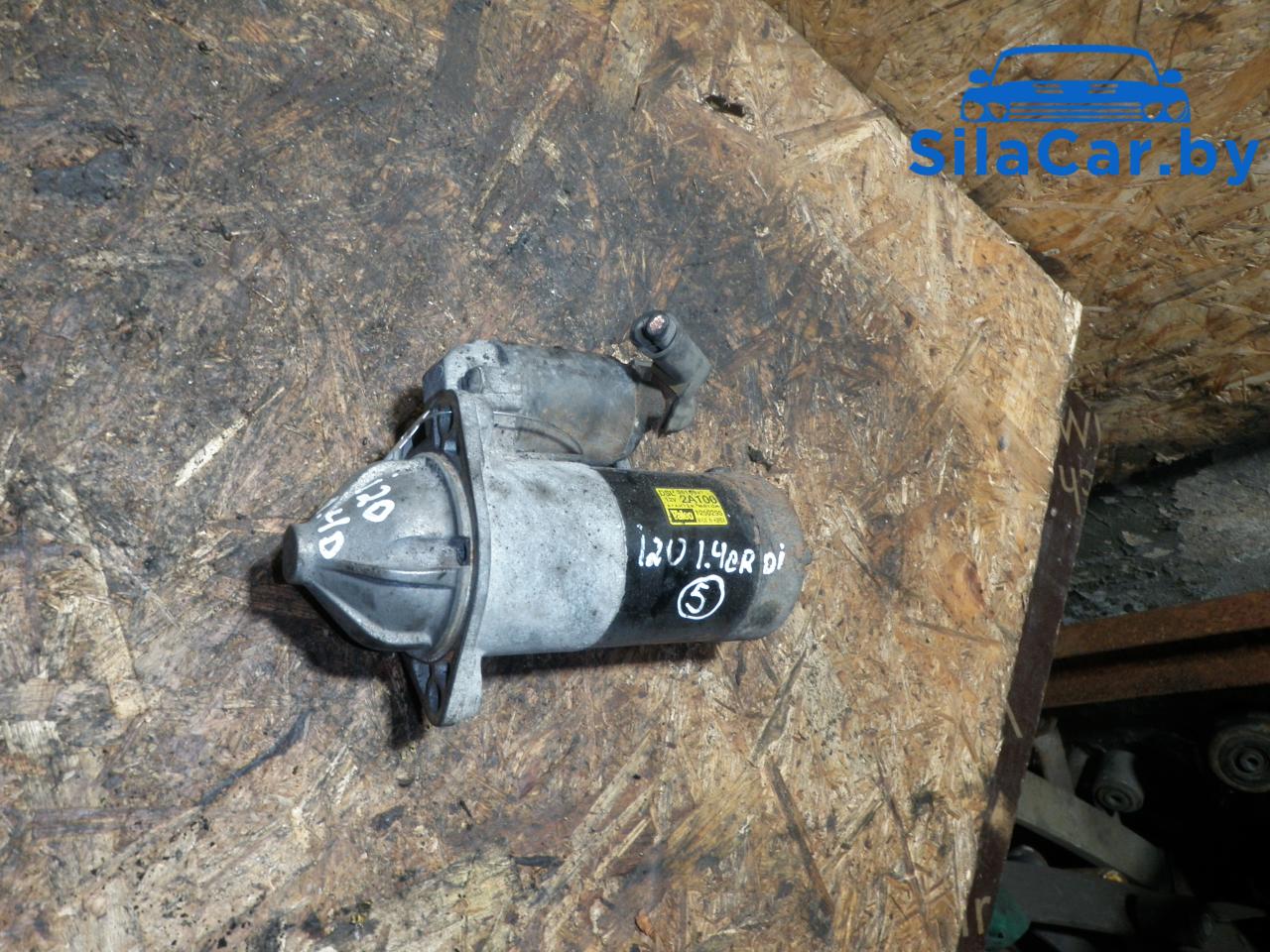 стартер Hyundai i20 1 поколение (2008 - 2012), 1.4 л., CRDi, D4FC, дизель, МКПП, 361002A100 - фото №1