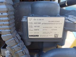 двигатель DAF XF 106 1 поколение 2014, 12.9 л., MX-13 340, дизель, МКПП, 1975066, MX13340H1, MX13