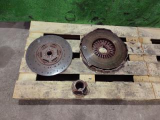 комплект сцепления DAF XF 105 1 поколение 2010, дизель, АКПП, 1738830, 1665428, 1957042