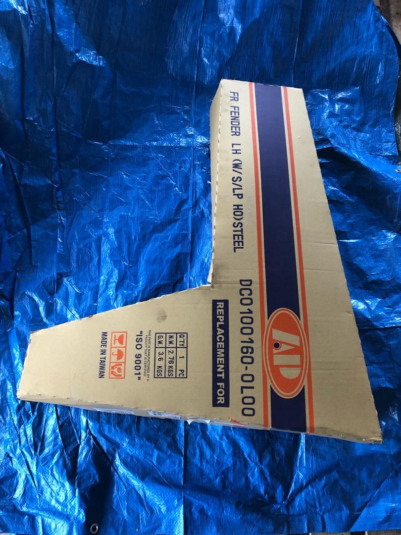 крыло переднее левое Renault Logan 1 поколение 2009, 631017626R, 6001549971 - фото №1