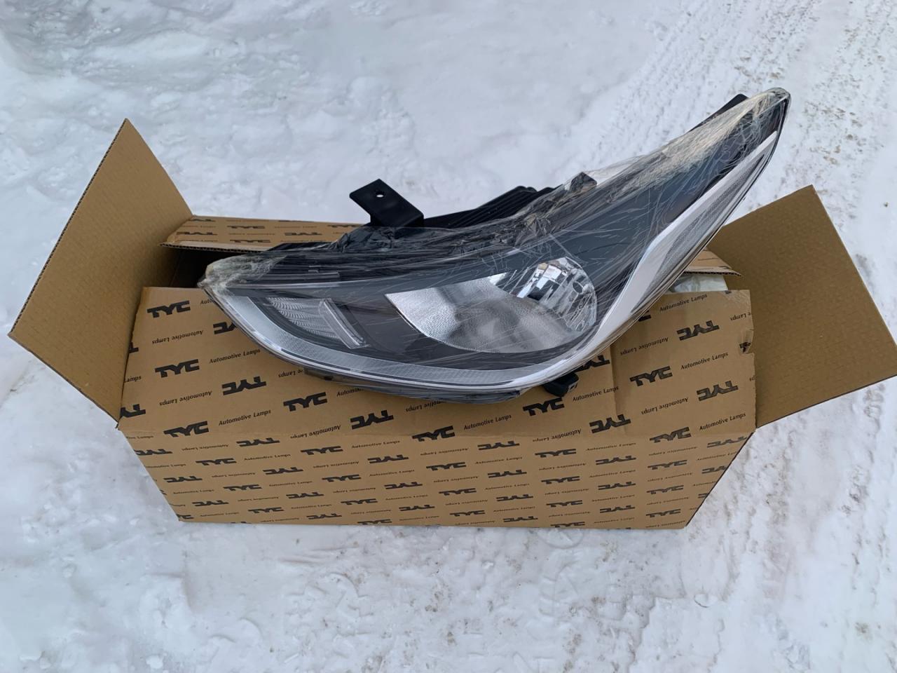 фара левая Hyundai Solaris 2 поколение 2019, бензин, седан, 92101-H5000 - фото №1