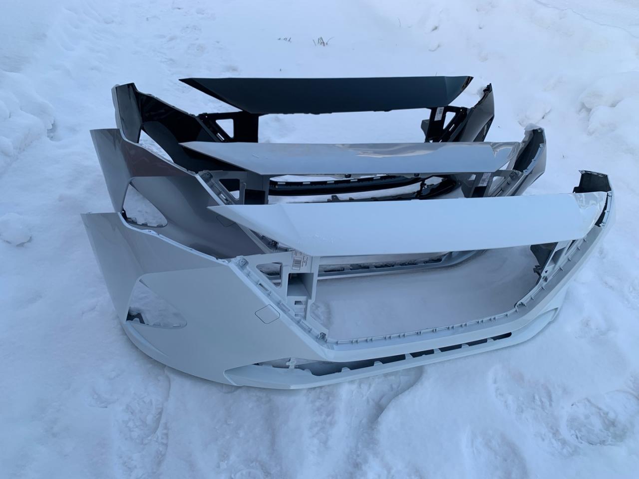 бампер передний Hyundai Solaris 2 поколение 2021, внедорожник 5 дв., EC0151170D - фото №1