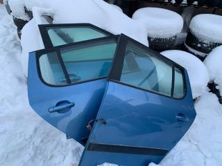 дверь задняя левая Skoda Fabia 2 поколение [рестайлинг] 2010, хетчбэк 5 дв., 566941016F