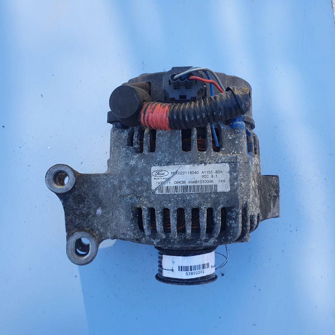 генератор Ford Focus 2 поколение 2005, 1.6 л., бензин, 98AB10300GK, 0986080440, 3N1110300AF, 3N1110300AE, 98AB10300GK - фото №1