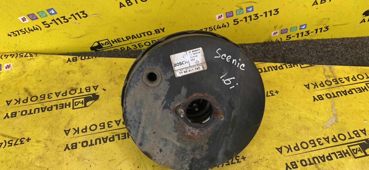 вакуумный усилитель тормозов Renault Scenic 1 поколение 1998, 1.6 л., i, K7M 702, бензин, АКПП, минивэн, передний привод - фото №1