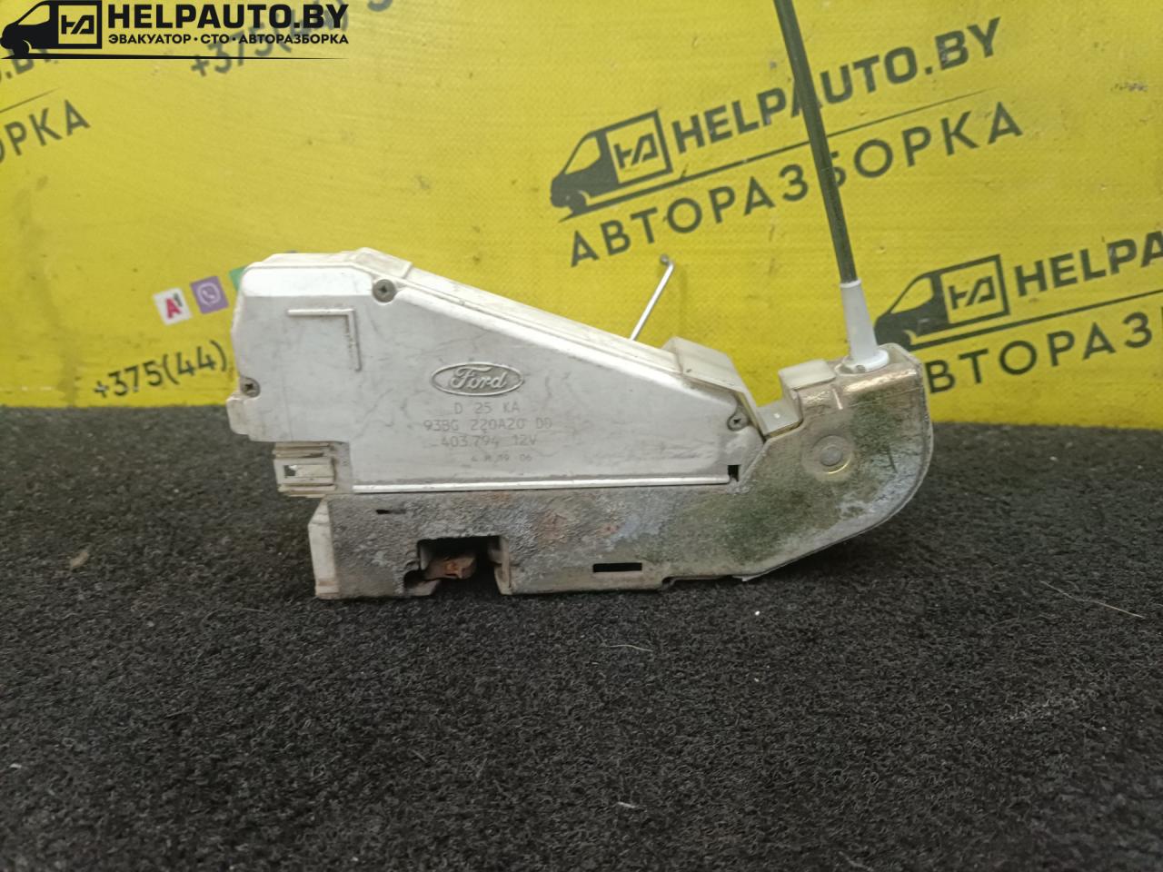 замок двери передней правой Ford Mondeo 2 поколение 1999, 1.8 л., TD, RFN, дизель, МКПП, синий, универсал, передний привод - фото №1