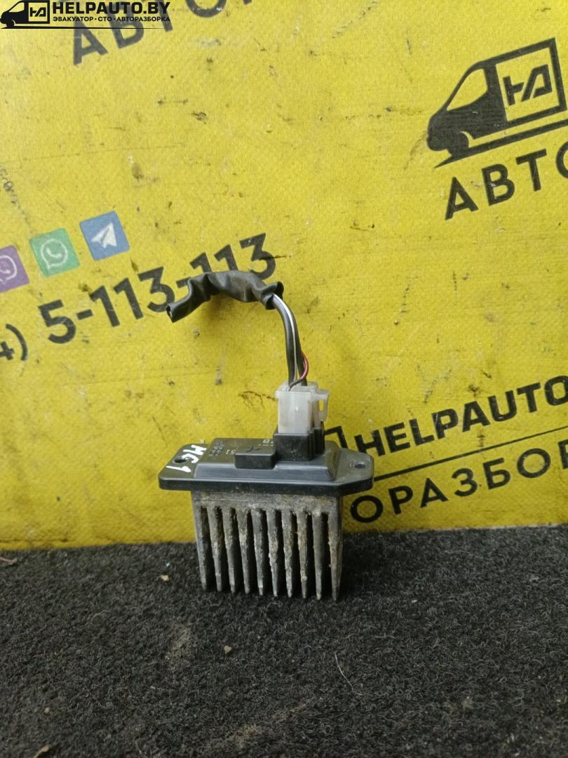 сопротивление печки Mitsubishi Carisma 1 поколение 1997, 1.9 л., F8QT, дизель, МКПП, зеленый, хетчбэк 5 дв. - фото №1