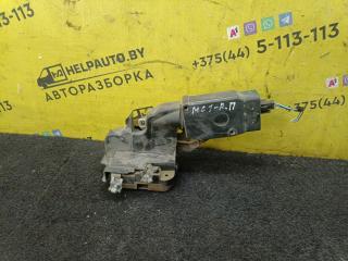 замок двери передней правой Mitsubishi Carisma 1 поколение 1997, 1.9 л., F8QT, дизель, МКПП, зеленый, хетчбэк 5 дв.