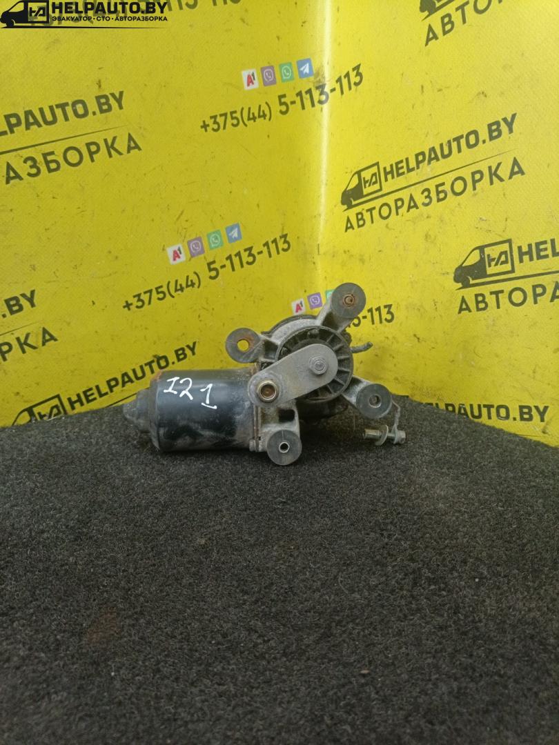 моторчик передних стеклоочистителей (дворников) Mazda 121 2 поколение 1995, 1.3 л., бензин, МКПП, синий, седан - фото №1