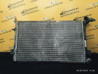 радиатор (основной) Skoda Octavia 2 поколение (A5) [рестайлинг] 2008, 1.6 л., BSE, бензин, МКПП, синий, хетчбэк 5 дв.