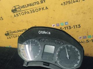щиток приборов (приборная панель) Skoda Octavia 2 поколение (A5) [рестайлинг] 2008, 1.6 л., BSE, бензин, МКПП, синий, хетчбэк 5 дв.