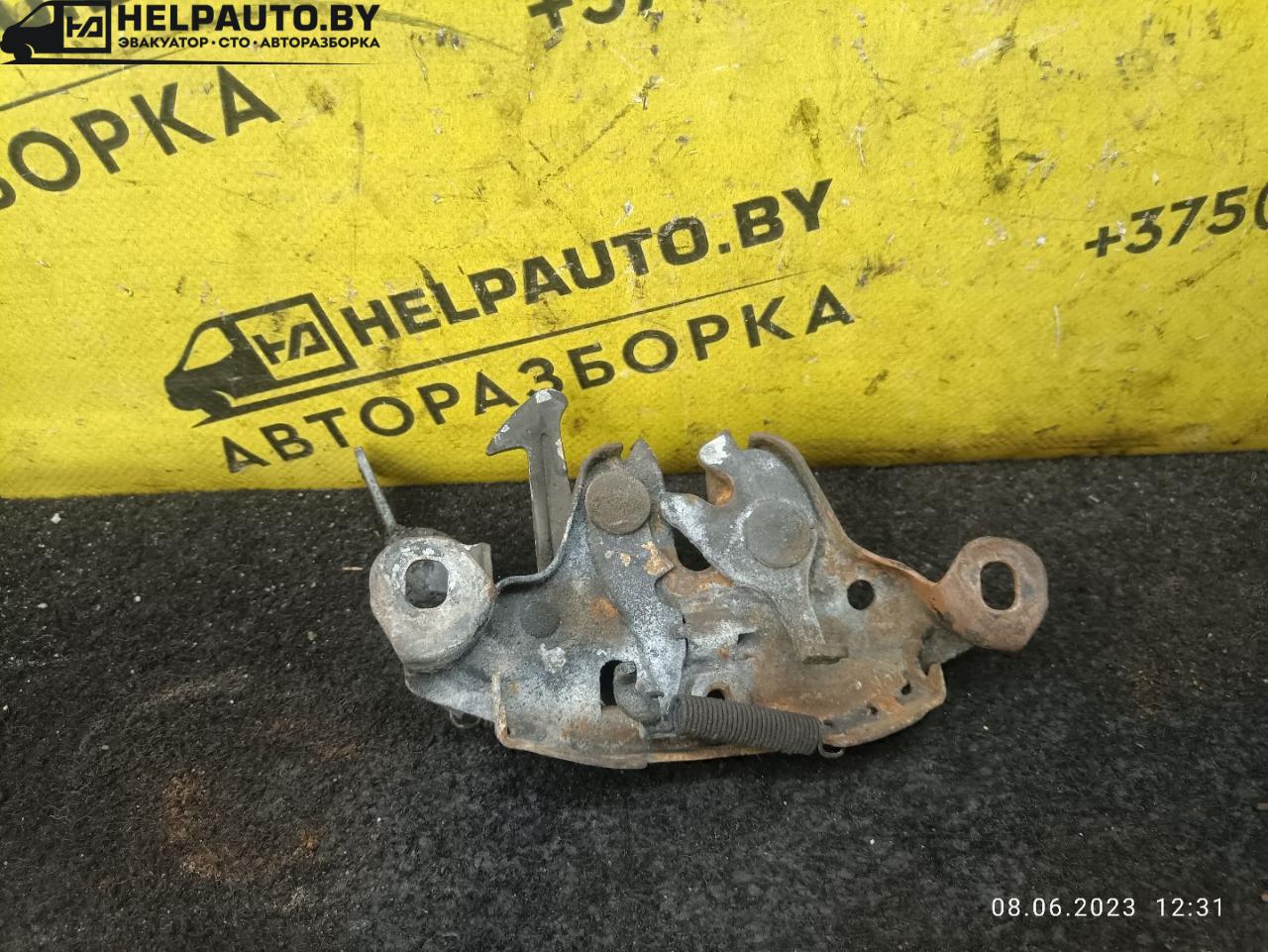 замок капота Nissan Murano Z50 2003, 3.5 л., бензин, АКПП, синий, внедорожник 5 дв. - фото №1