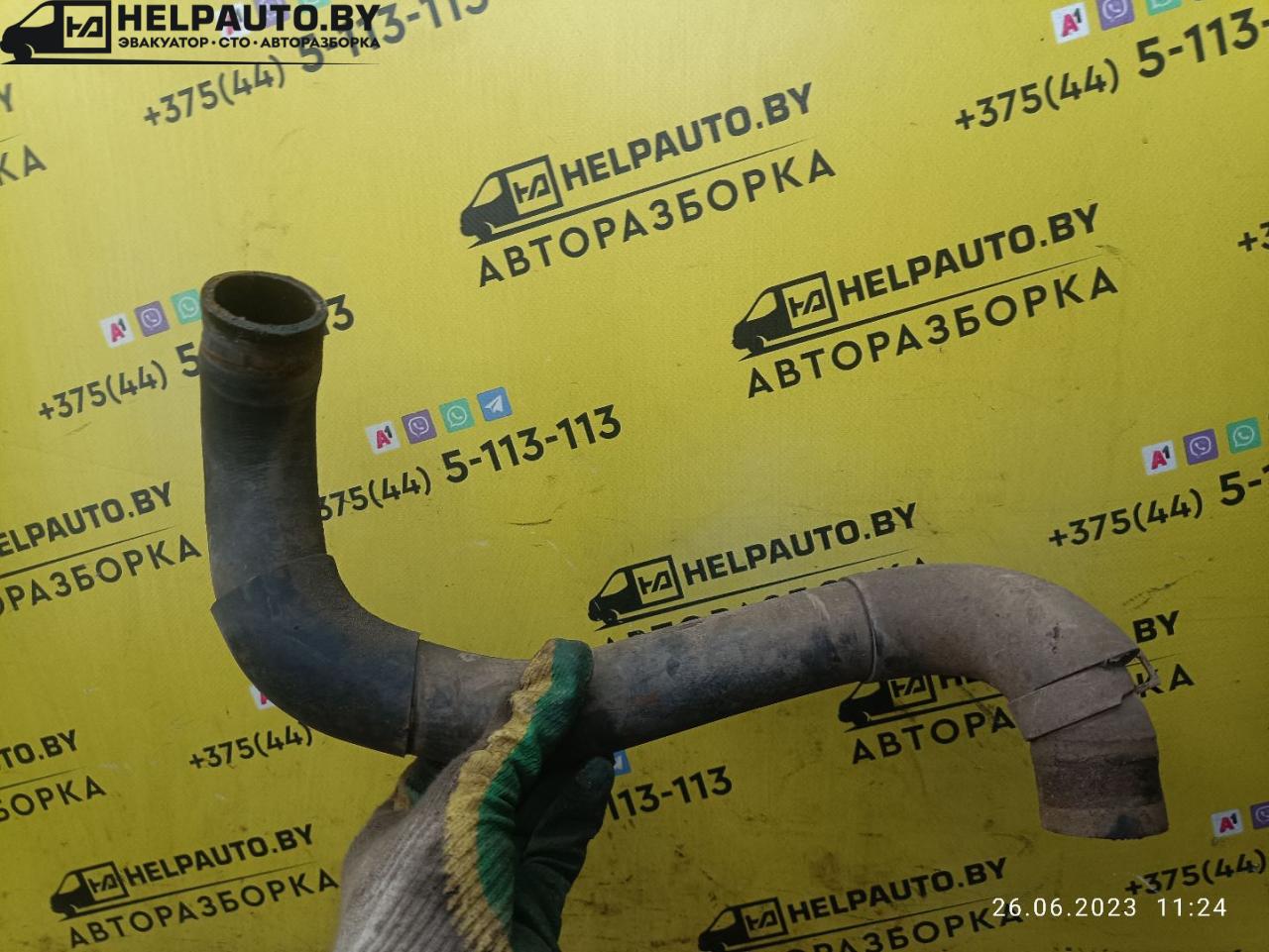 патрубок радиатора Nissan Maxima A33 (2000 - 2005), 3.0 л., бензин, АКПП, белый, седан, передний привод, USA - фото №1