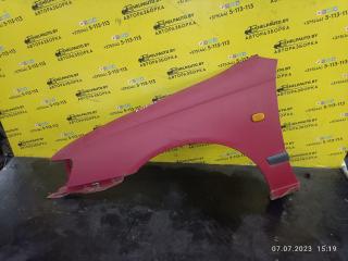 крыло переднее левое Toyota Carina E 1 поколение T190 1996, 1.6 л., 4A-FE, бензин, МКПП, красный, универсал