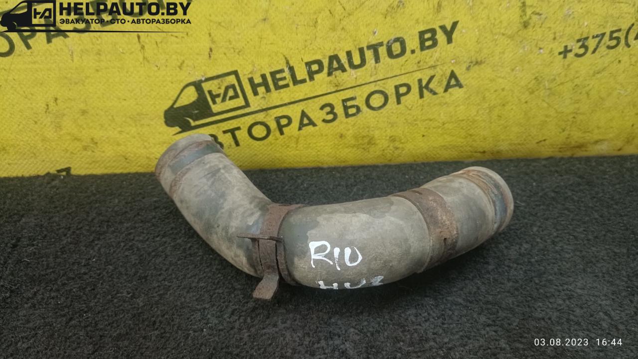 патрубок радиатора Kia Rio 1 поколение 2002, 1.5 л., A5D, бензин, 5МКПП, синий, универсал - фото №1