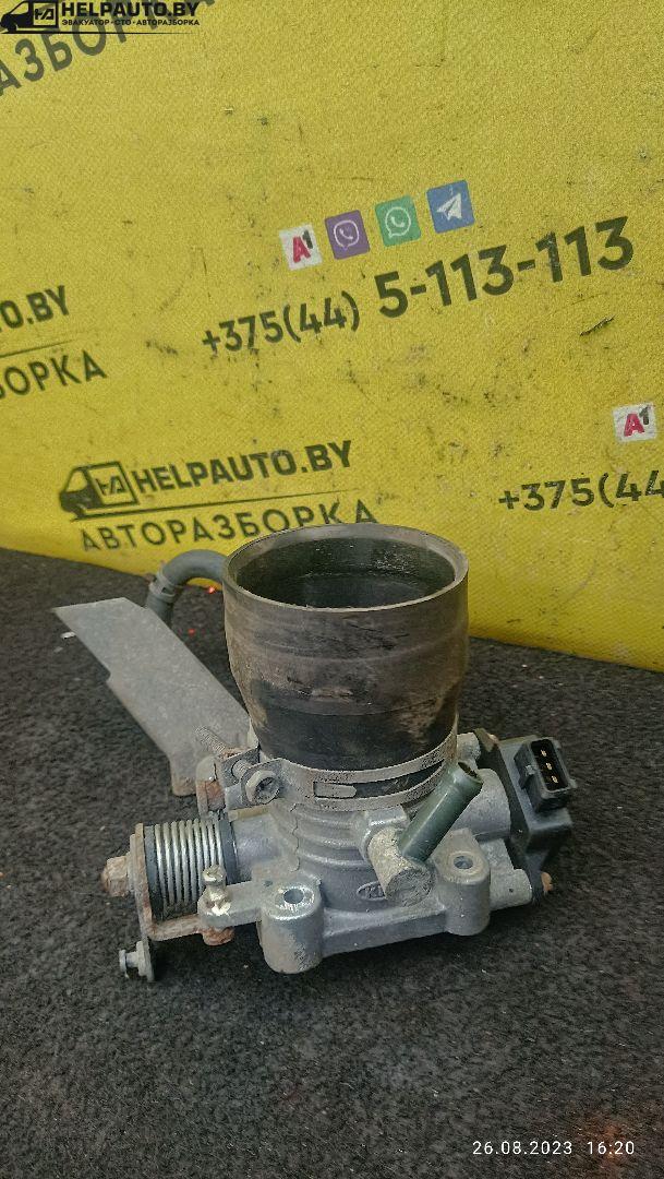заслонка дроссельная Kia Rio 1 поколение 2002, 1.5 л., A5D, бензин, 5МКПП, синий, универсал - фото №1