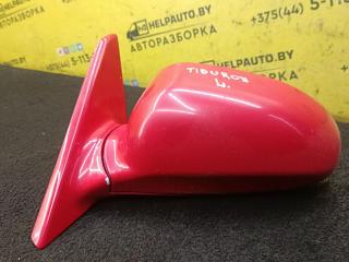 зеркало наружное левое Hyundai Tiburon 1 поколение [рестайлинг] RD 2001, 2.0 л., бензин, 5МКПП, красный, купе