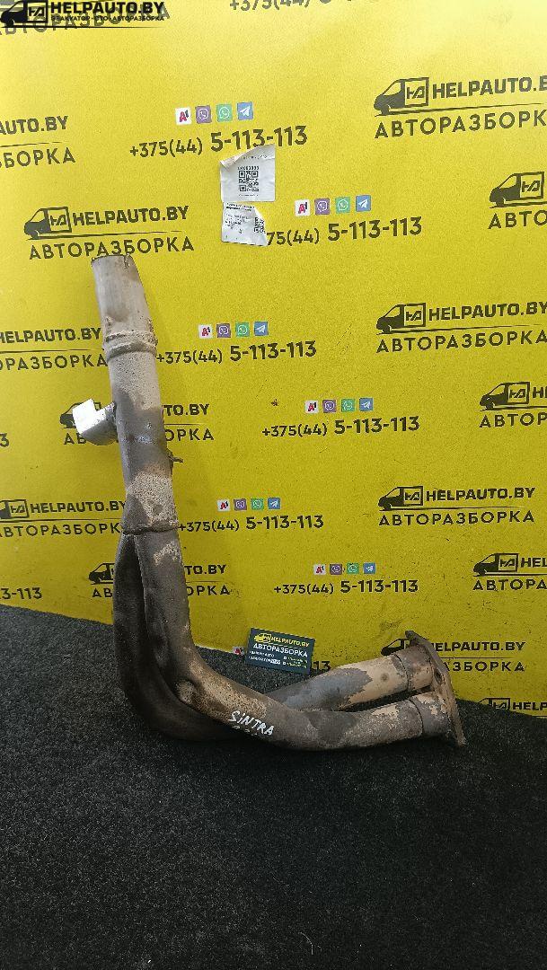 труба приемная глушителя Opel Sintra 1 поколение 1999, 2.2 л., X 22 XE, бензин, 5МКПП, зеленый, минивэн - фото №1