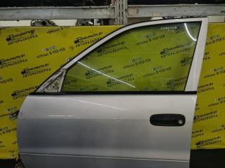 дверь передняя левая Toyota Corolla 8 поколение (E110) [рестайлинг] 2001, 1.8 л., 1ZZ-FE, бензин, АКПП, серебристый, седан, передний привод, USA