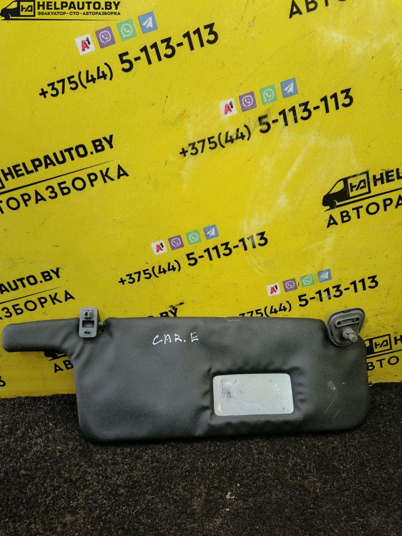 козырек солнцезащитный Toyota Carina E 1 поколение T190 1995, 2.0 л., 2C, дизель, МКПП, бордовый, хетчбэк 5 дв., передний привод - фото №1