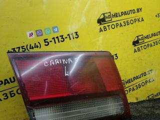 фонарь крышки багажника левый Toyota Carina E 1 поколение T190 1995, 2.0 л., 2C, дизель, МКПП, бордовый, хетчбэк 5 дв., передний привод