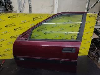 дверь передняя левая Citroen Xantia 1 поколение 1994, 1.9 л., дизель, МКПП, бордовый, хетчбэк 5 дв., передний привод