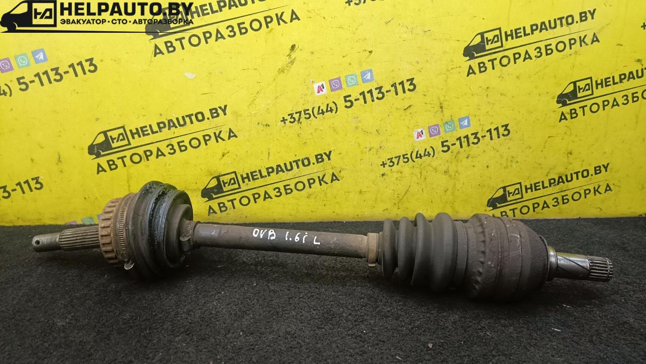 полуось передняя левая (приводной вал, ШРУС) Opel Vectra B 1998, 1.6 л., бензин, МКПП, передний привод - фото №1