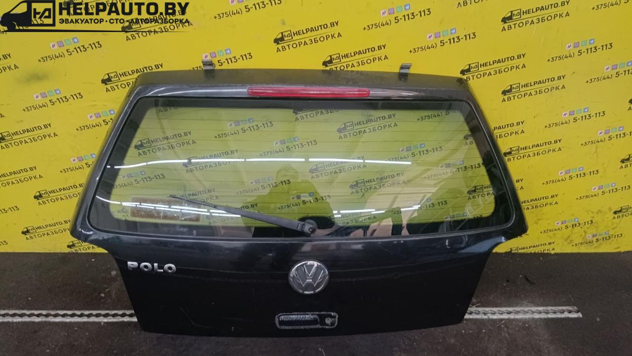стекло заднее Volkswagen Polo 3 поколение 1999, 1.4 л., бензин, МКПП, черный, хетчбэк 3 дв., передний привод - фото №1