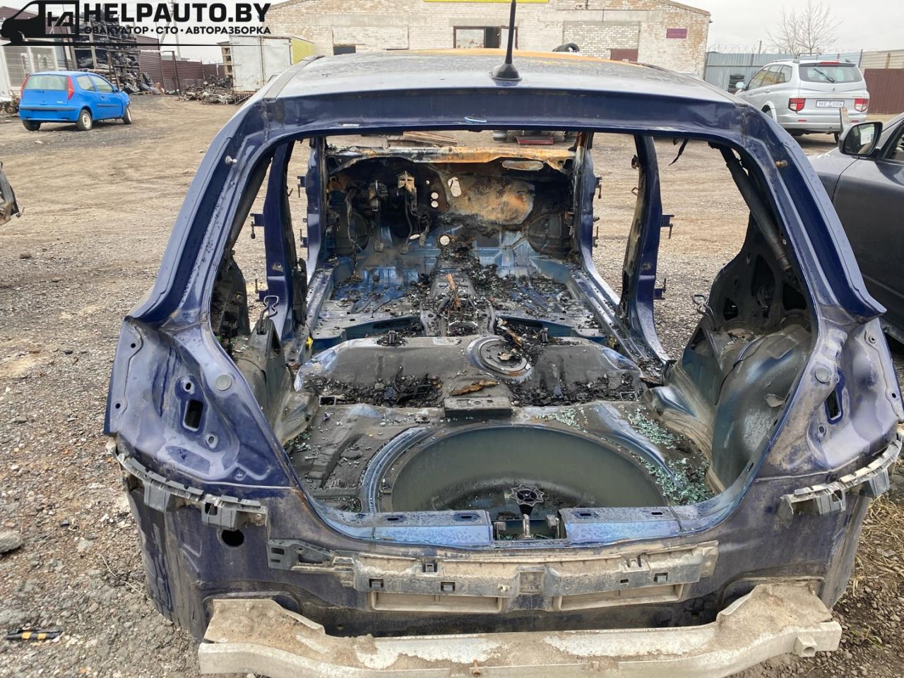 часть кузова (вырезанный элемент) Opel Astra H 2005, 1.7 л., дизель, МКПП, синий, хетчбэк 5 дв., передний привод - фото №1
