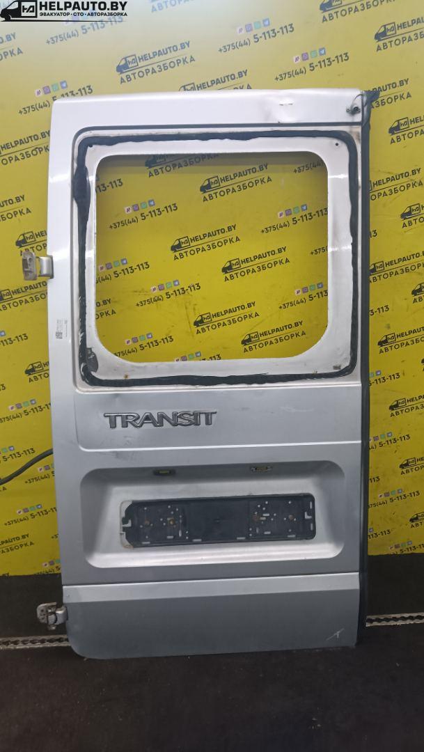 дверь задняя распашная левая Ford Transit 6 поколение 2003, 2.4 л., дизель, 5МКПП, серебро, задний привод - фото №1
