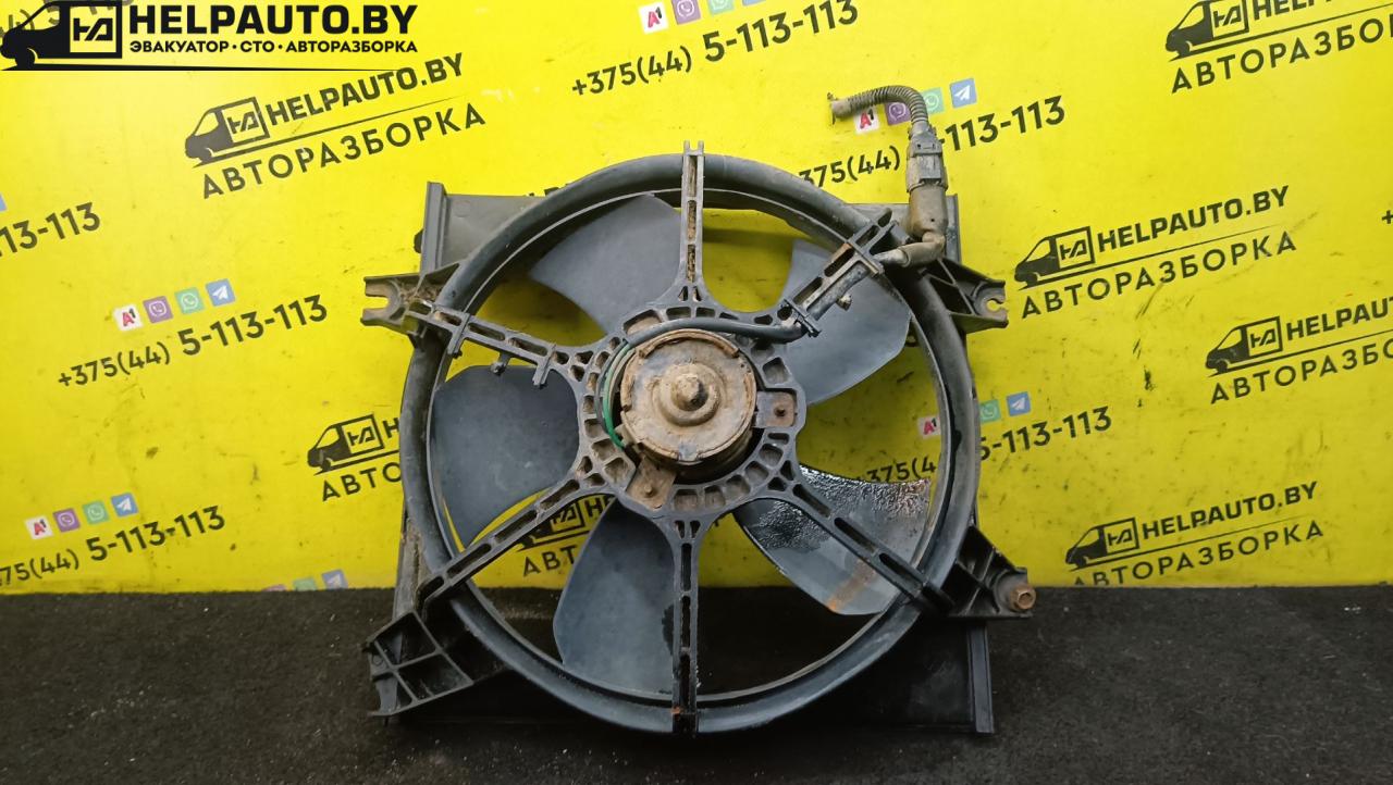 вентилятор радиатора Hyundai Accent 3 поколение (MC) 2009, 1.5 л., бензин, 5МКПП, синий, седан - фото №1