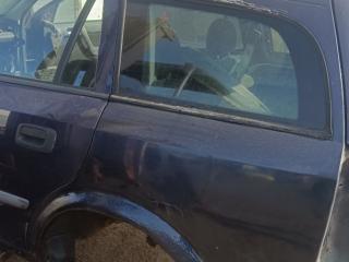 стекло кузовное боковое левое Opel Astra G 2002, 1.6 л., X 16 XEL, бензин, 5МКПП, синий, универсал, передний привод