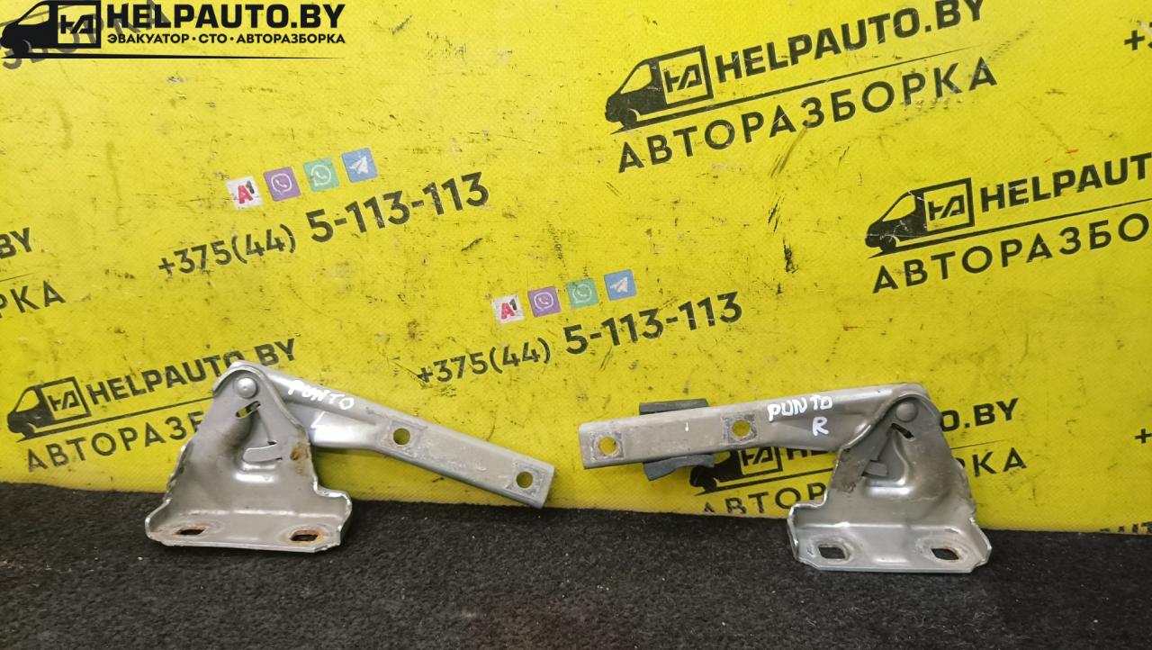 петля капота Fiat Punto 2 поколение 2002, 1.2 л., 188 A4.000, бензин, 5МКПП, серый, хетчбэк 3 дв., передний привод - фото №1