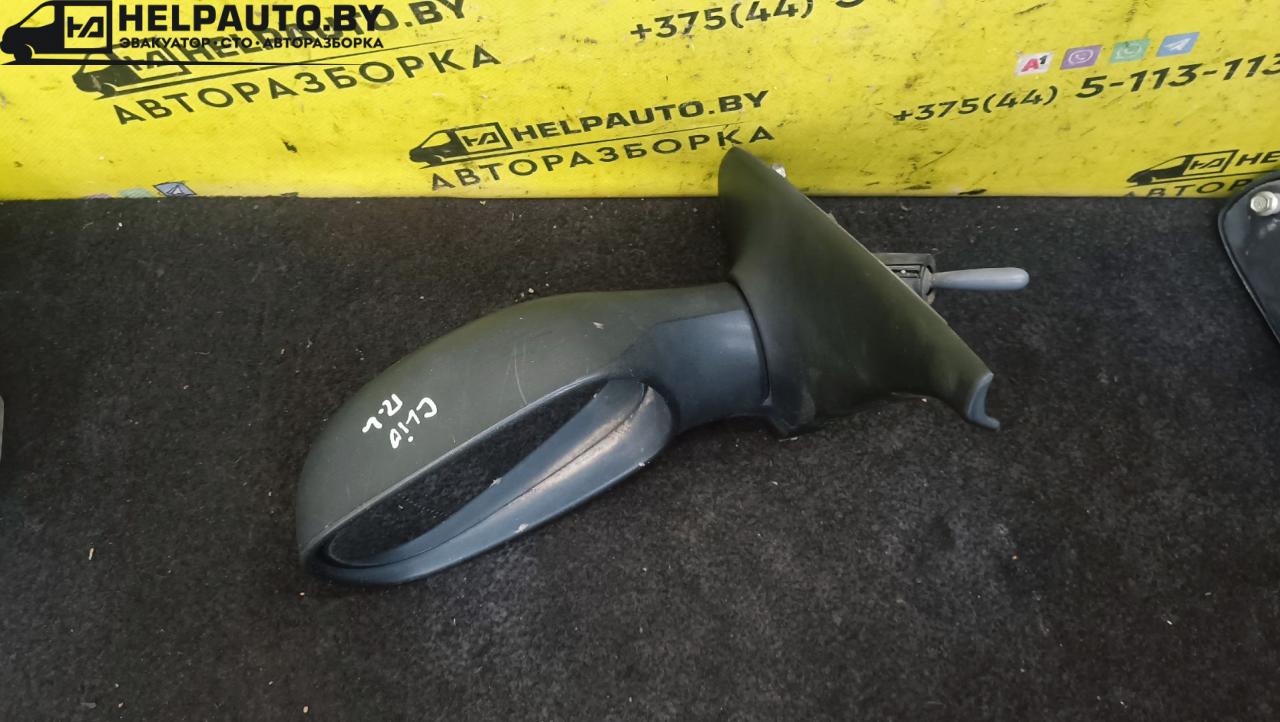 зеркало наружное левое Renault Clio 2 поколение 1998, 1.2 л., бензин, золотистый, хетчбэк 3 дв., передний привод - фото №1