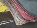 дверь задняя левая Hyundai Lantra J2 1997, 1.5 л., G4EK, бензин, МКПП, бордовый, универсал, передний привод - фото №9