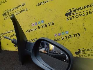зеркало наружное правое Renault Clio 2 поколение 2000, 1.4 л., бензин, МКПП, серебро, хетчбэк 3 дв., передний привод